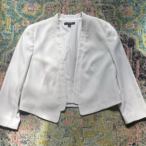Ann Taylor Classic White Blazer